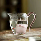 Little Pig Ceramic Tea Tray Decoration