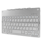 Travel-Friendly Foldable Wireless Keyboard Phone Holder
