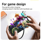 2 in 1 Type C Fast Charging Adapter with Phone Stand