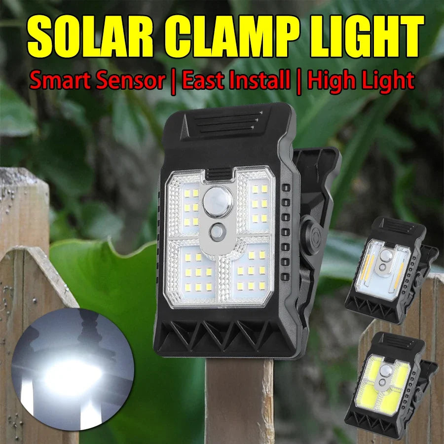 Outdoor LED Solar Clip Light