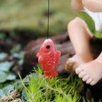 Garden Gnome Fishing Statue Resin Outdoor Garden Decor Saint Patrick's Day Ornament Gift