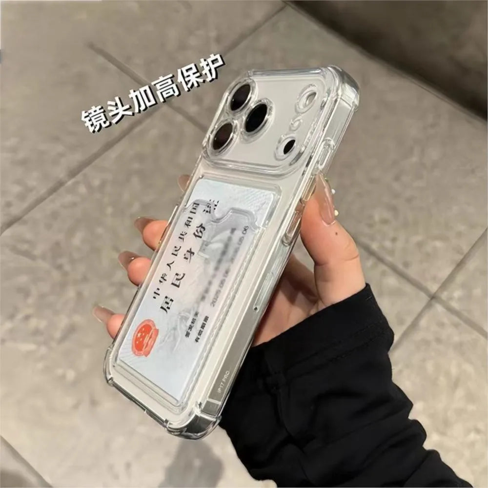 Luxury Card Slot Bag Phone Case For iPhone