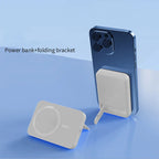 Magnetic Wireless Power Bank with Kickstand
