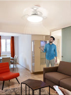 RC 2 in 1 Invisible Blade Ceiling Fan Light