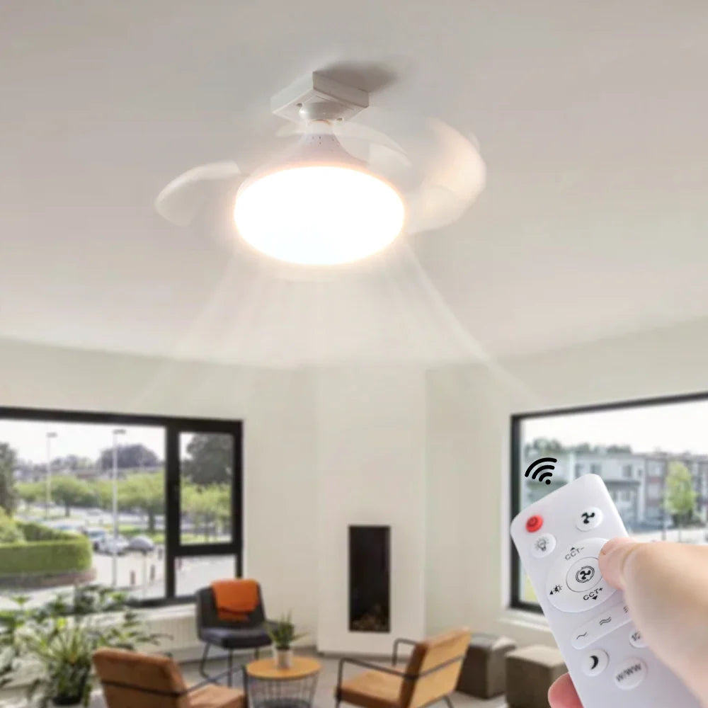 RC 2 in 1 Invisible Blade Ceiling Fan Light