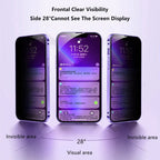 Invisible Shield Full Cover Anti-Peep Privacy  Magnetic Phone Case