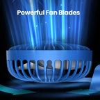 Mini USB Rechargeable Fan – 5000mAh 3-Speed Handheld Pocket Fan