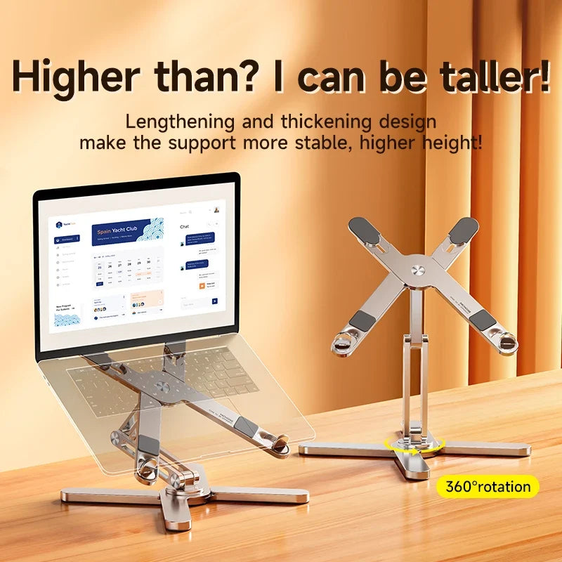 Aluminum Heat Dissipation Rotatable Laptop Stand