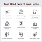 Hot Compress Electric Triple Mode Ergonomic Hand Massager