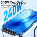 2 in 1 Type C Fast Charging Adapter with Phone Stand
