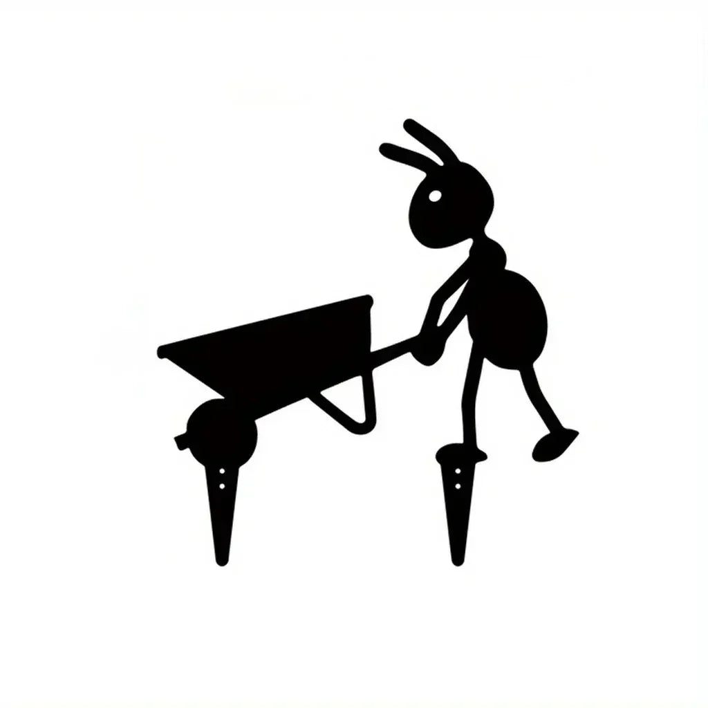 Ant Garden Decor Metal Yard Ant Garden Stakes Lawn Art