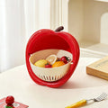 Wash & Serve Double Layer Fruit Drain Basket