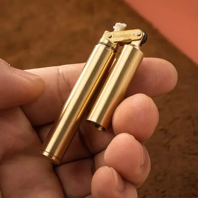 Mini Nunchaku Retro Windproof Kerosene Flame Lighter
