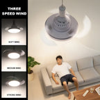 RC 2 in 1 Invisible Blade Ceiling Fan Light