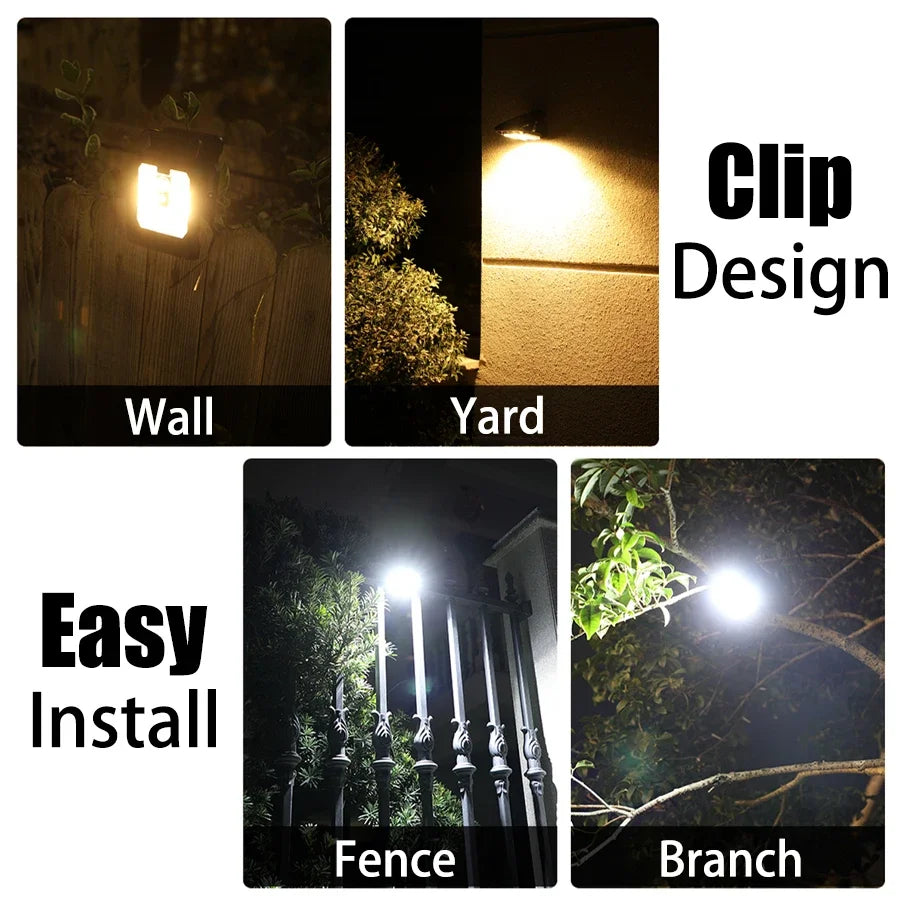 Outdoor LED Solar Clip Light