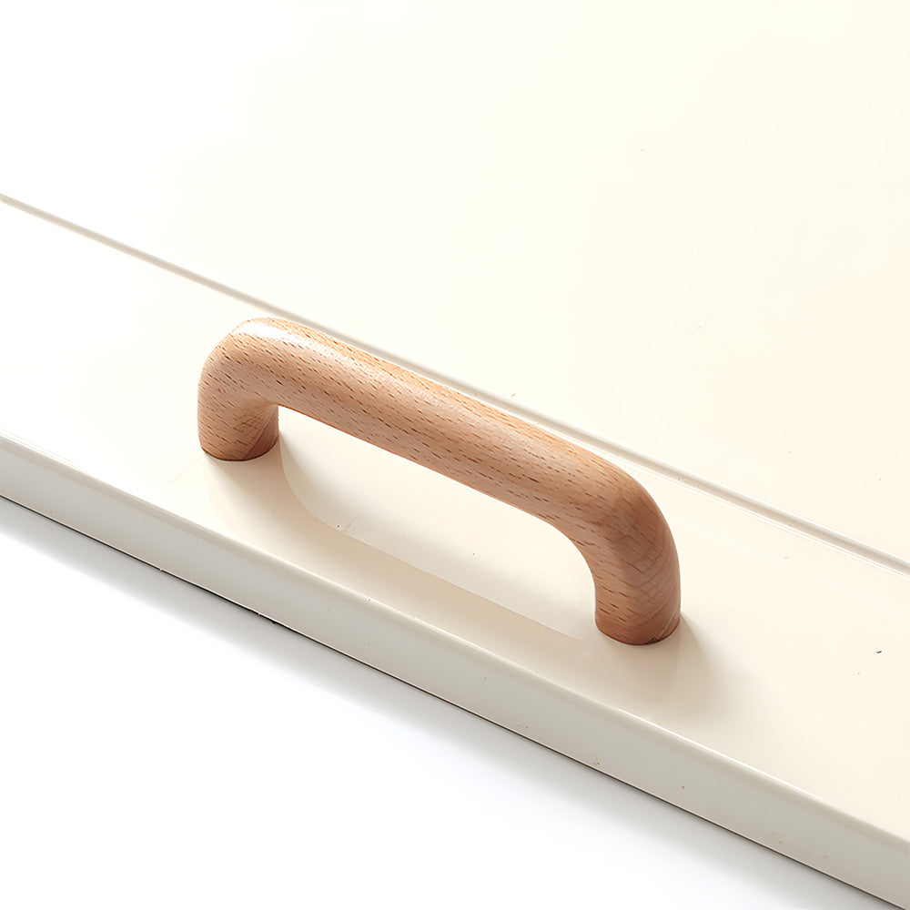 Scandinavian Solid Wood Cabinet Handles