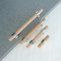 Vintage Walnut Wood Cabinet Pulls