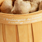 French Market Handcrafted Wooden Basket