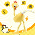 Crazy Chicken Character Night Lamp