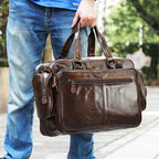 Multifunctional Large Capacity Genuine Leather Vintage Handbag