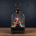 Santa & Dog LED Glitter Snow Globe