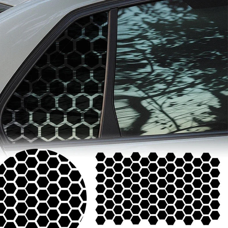 Car Side Window Honeycomb Decor Sticker