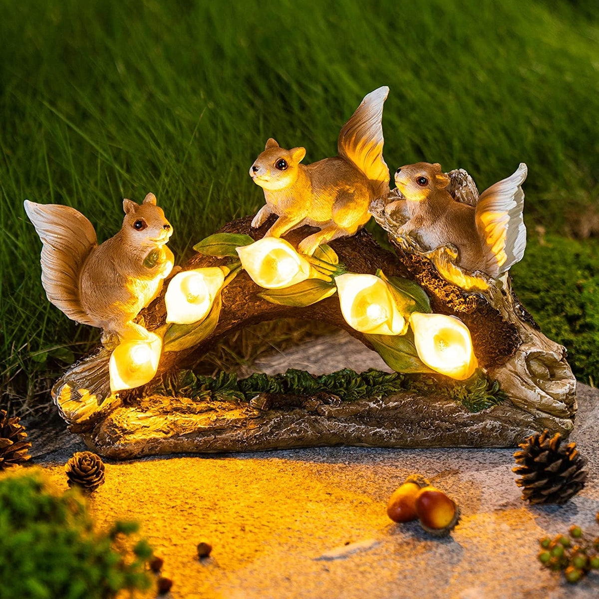 Resin Ornament Solar Lights