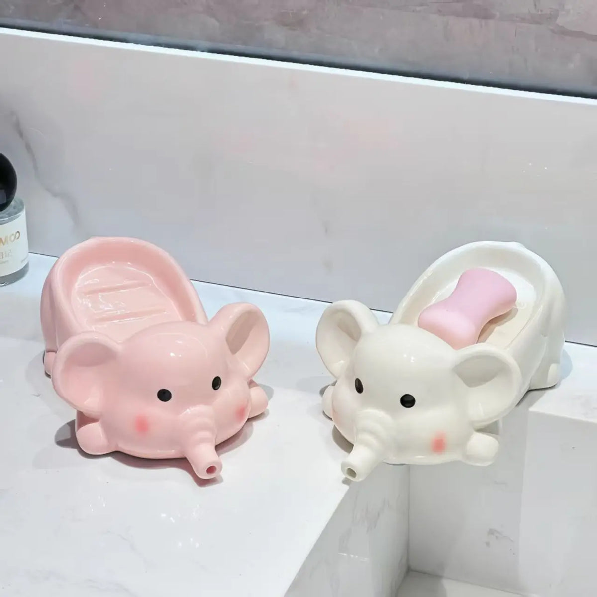 Tusk & Suds Elephant Soap Drain Holder