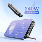 2 in 1 Type C Fast Charging Adapter with Phone Stand