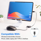 Portable USB Type C Retractable Mouse