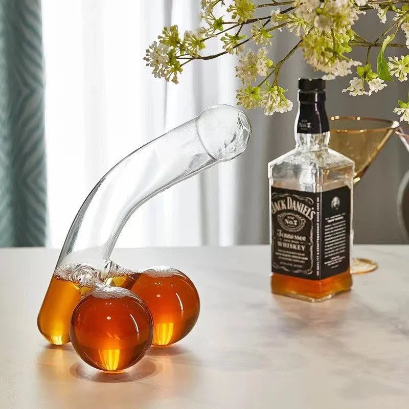 Playful Curve Adult-Themed Decanter