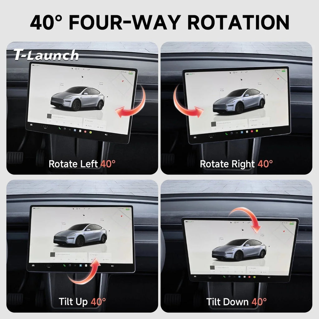 Screen Rotating Swivel Mount for Tesla Model Y L 2026+