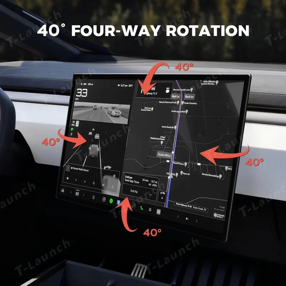 Bundle Save $130: Screen Rotating Swivel Mount + 10.88" Head Up Display