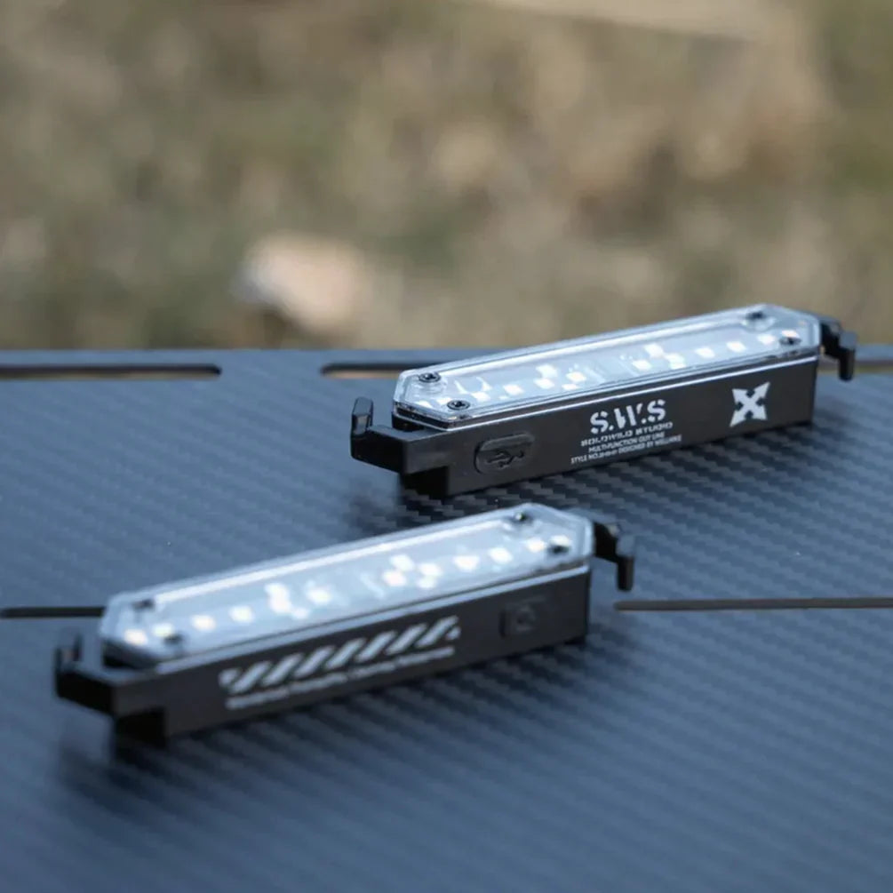 8-Piece USB-C Rechargeable Camping Rope Light Set with Stepless Dimming