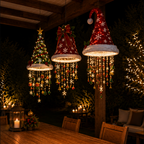 Premium Christmas Chandelier – Festive Hanging Holiday Light