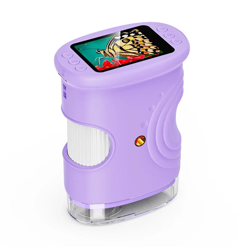 Pocket Microscope for Kids with 4K 2.0" Screen