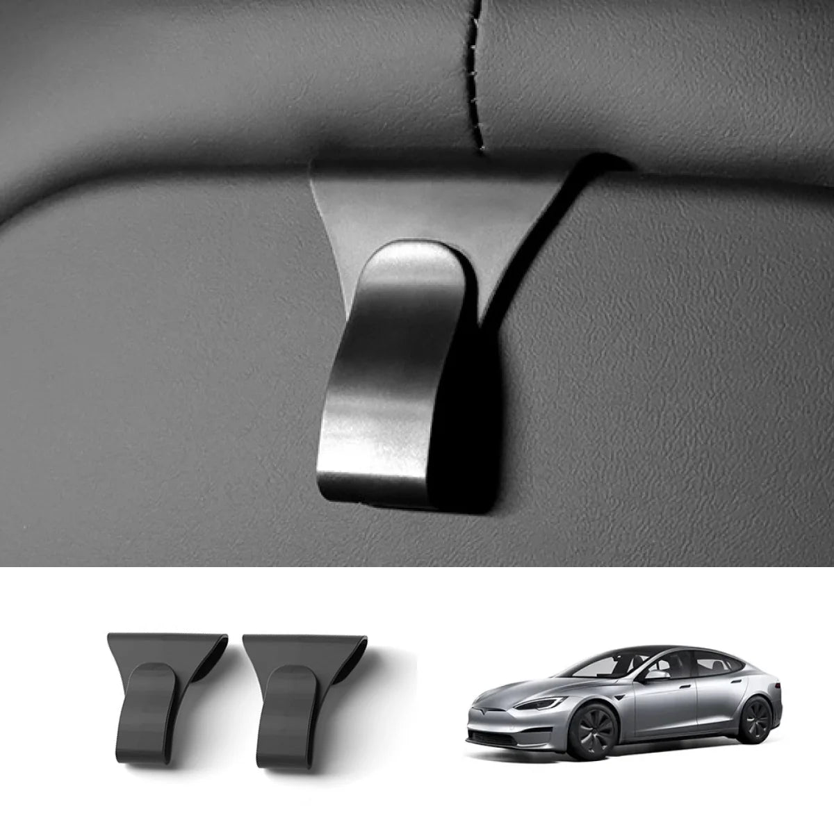 Seat Back Storage Hooks for Tesla Model S/X 2023+ (2 PCS)
