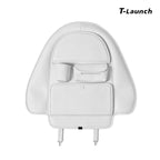 Nappa Leather Seat Back Kick Protector & Multi-Function Organizer for Tesla Model 3/Y 2017+