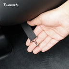 Nappa Leather Front Seat Back Kick Protectors for Tesla Model 3/Y/Y L 2024+ (2 PCS)
