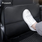 Nappa Leather Front Seat Back Kick Protectors for Tesla Model 3/Y/Y L 2024+ (2 PCS)