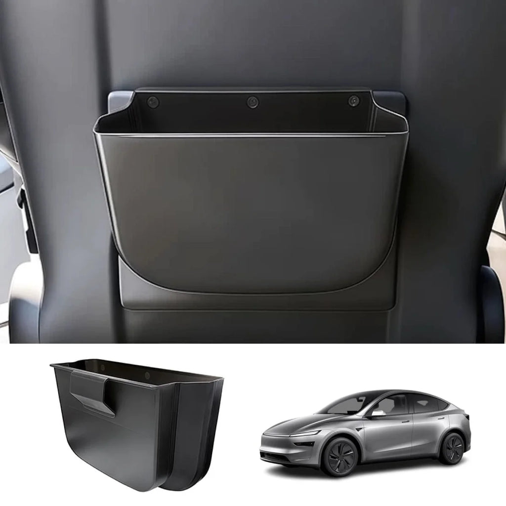 Foldable Seat Back Storage Organizer & Trash Can for Tesla Model 3/Y 2017+