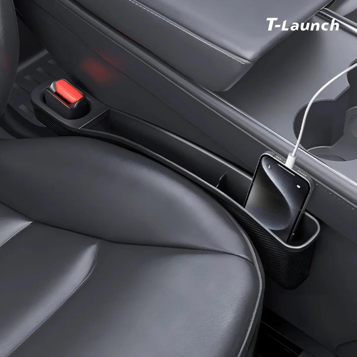 TPE Seat Gap Filler Organizer for Tesla Model 3/Y 2017+