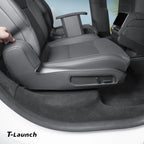 Nappa Leather Second Row Seat Side Panel Protectors for Tesla Model Y L 2026+