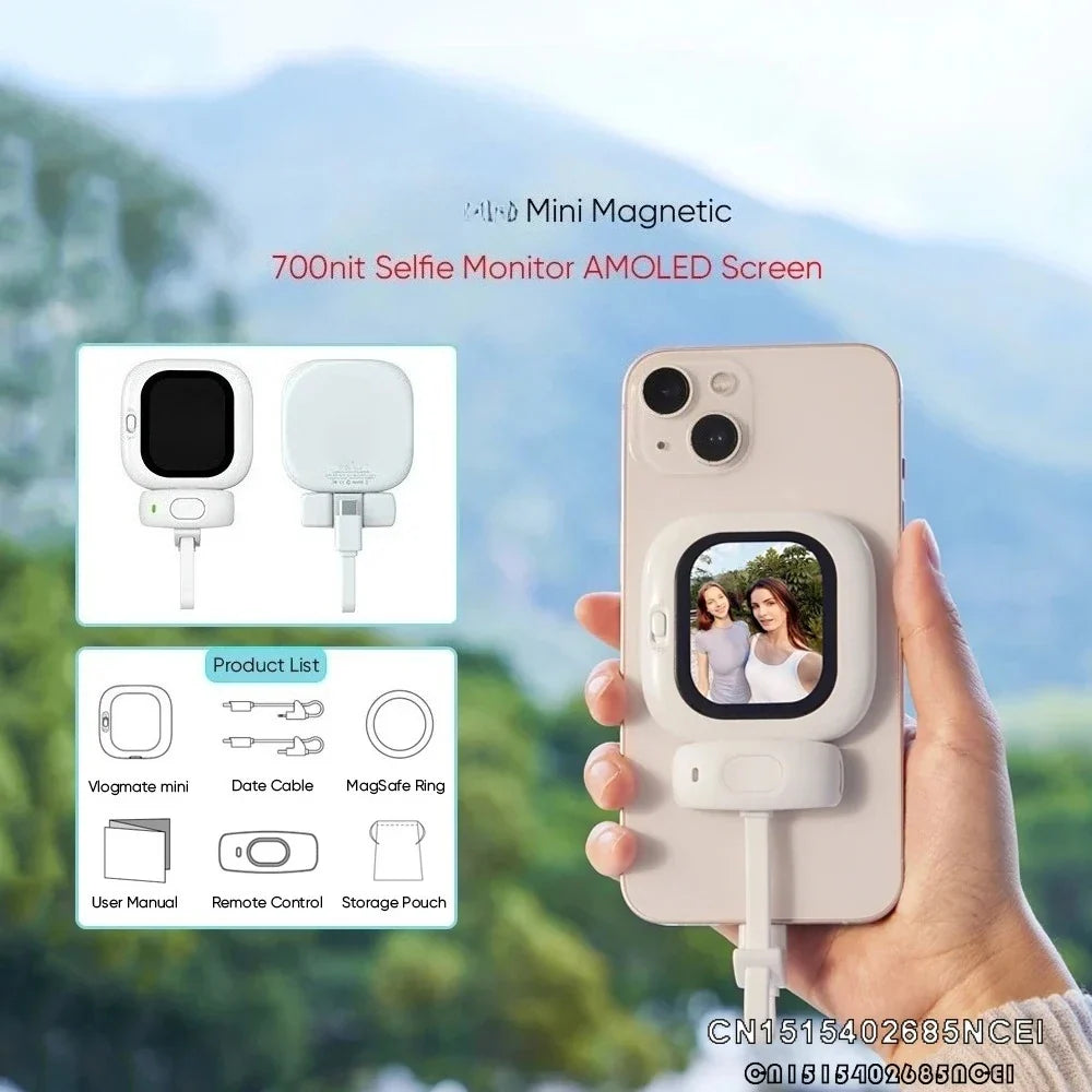 RC Magnetic Selfie iPhone Monitor Screen