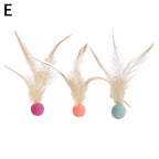 Feather Ball Cat Teaser Interactive Toy