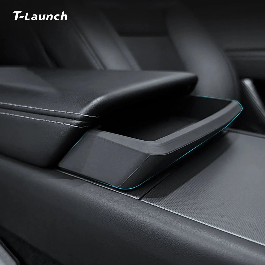 Silicone Armrest Organizer with Sunglasses Storage for Tesla Model Y Juniper 2025+/Model 3 Highland 2024+/Model Y L 2026+