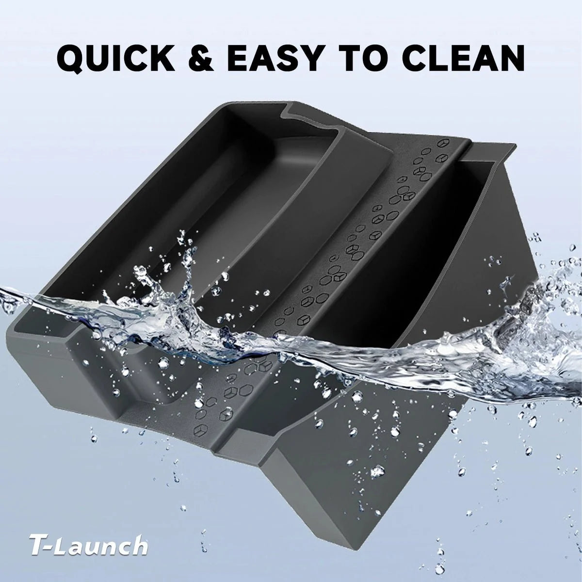 Silicone Armrest Organizer with Sunglasses Storage for Tesla Model Y Juniper 2025+/Model 3 Highland 2024+/Model Y L 2026+