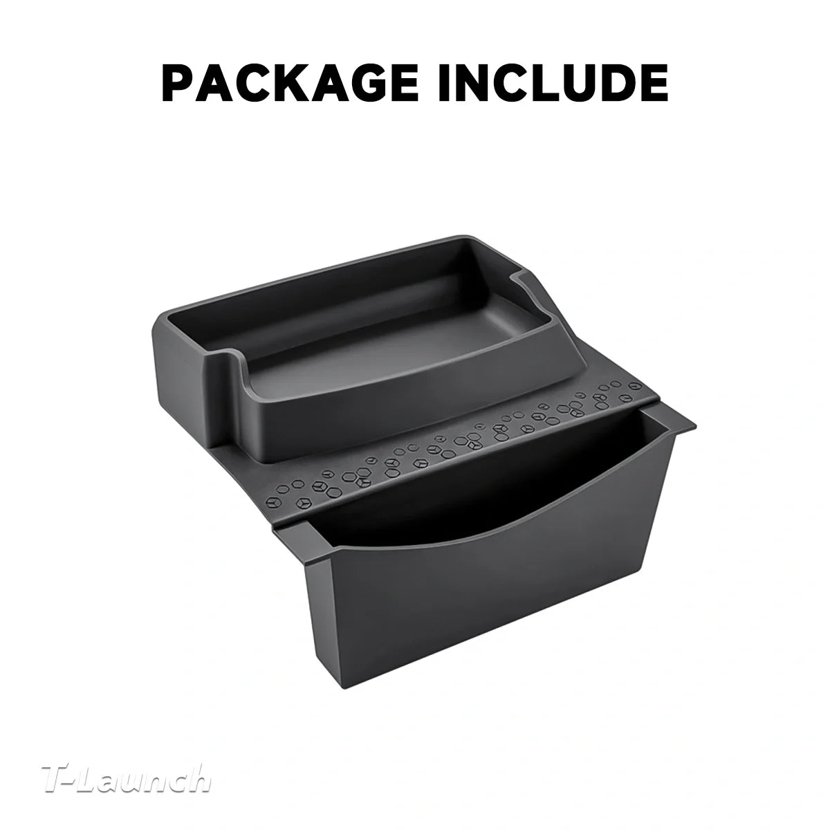 Silicone Armrest Organizer with Sunglasses Storage for Tesla Model Y Juniper 2025+/Model 3 Highland 2024+/Model Y L 2026+