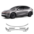 Smoked TPU Headlight and Taillight Tint Protection Film for Tesla Model Y L 6-Seater 2026+