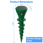 8-Pack Solar Mole Repellent Stakes – Waterproof Vibration